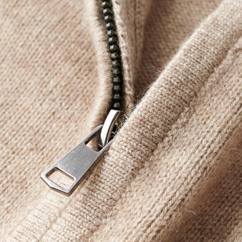 Maurice Pullover mit halbem Reißverschluss