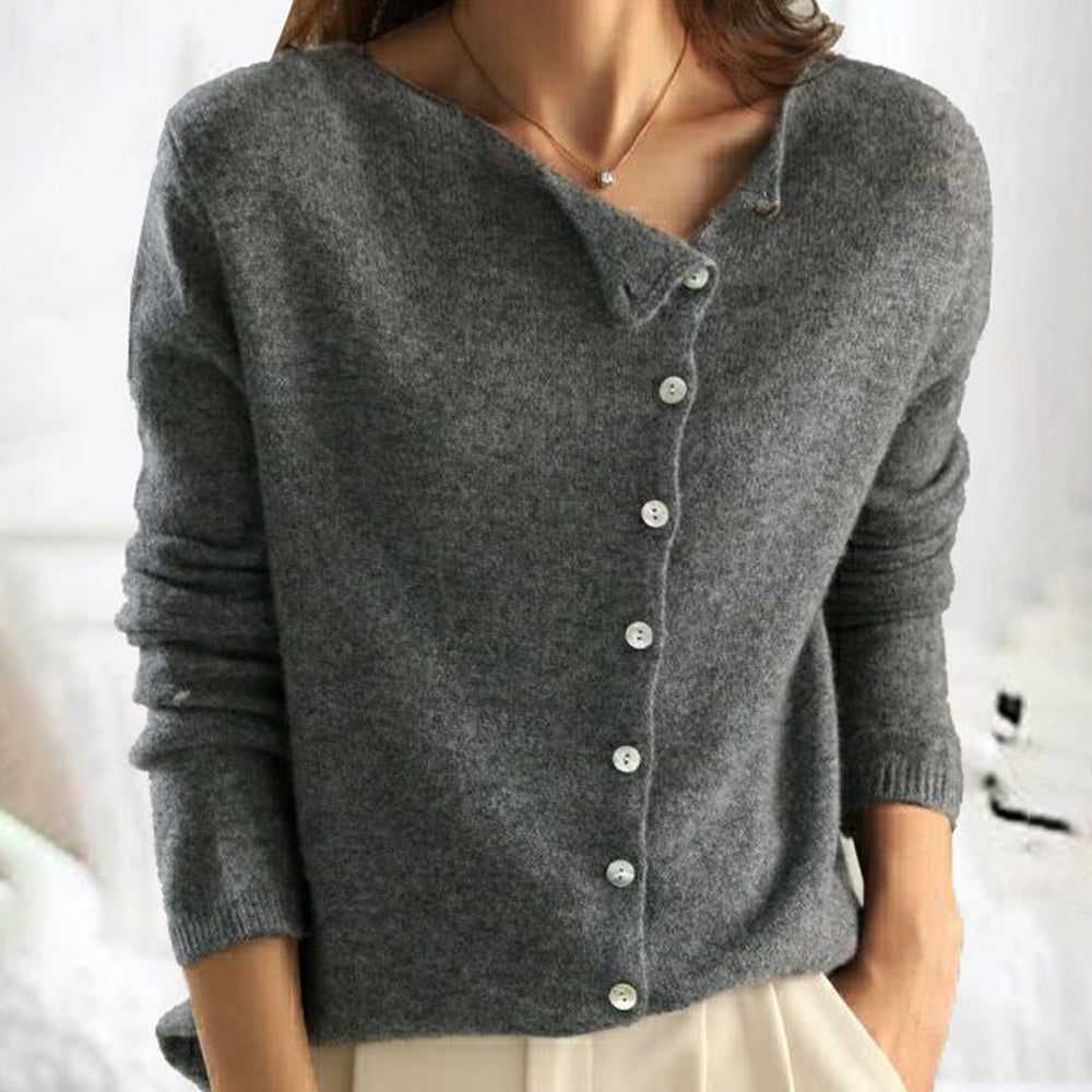 Scarlett Damen Klassische Strickjacke