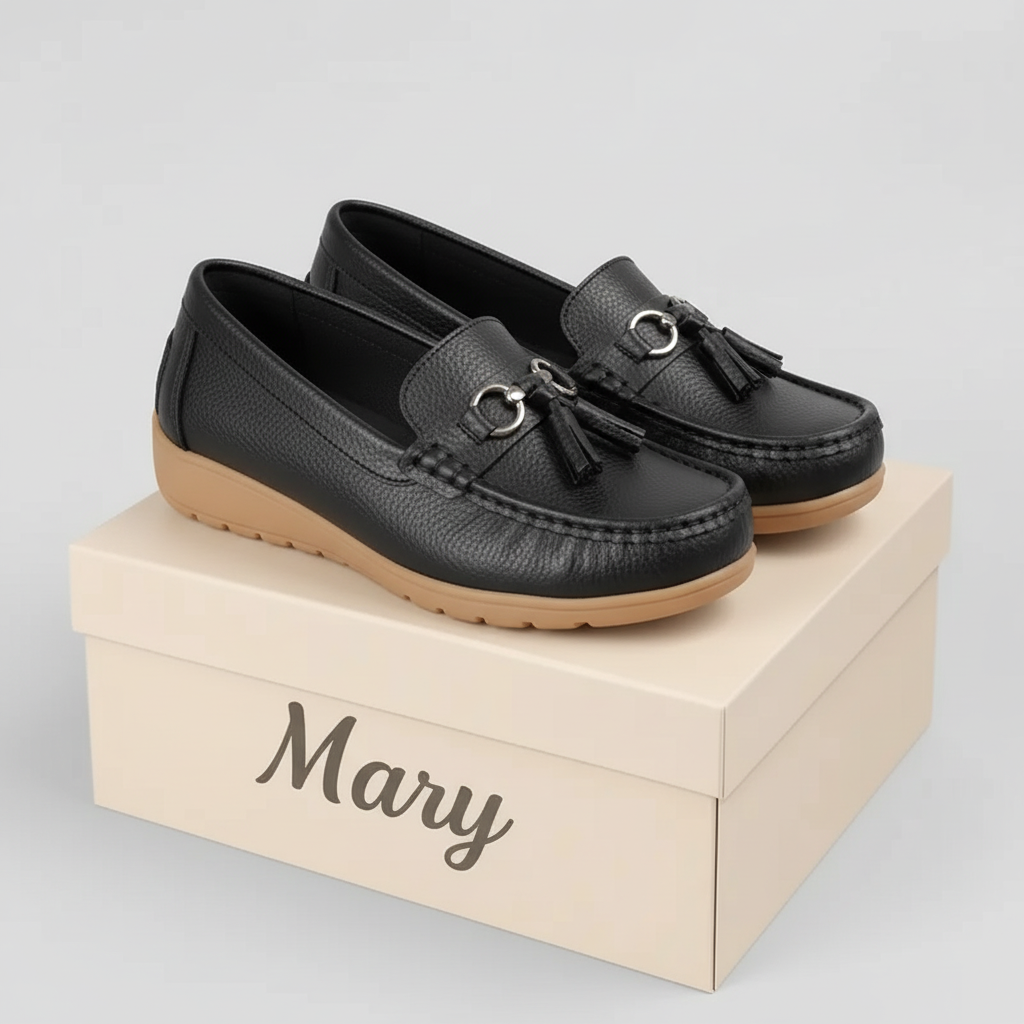 Orthopädischer Ledermokassin - Mary