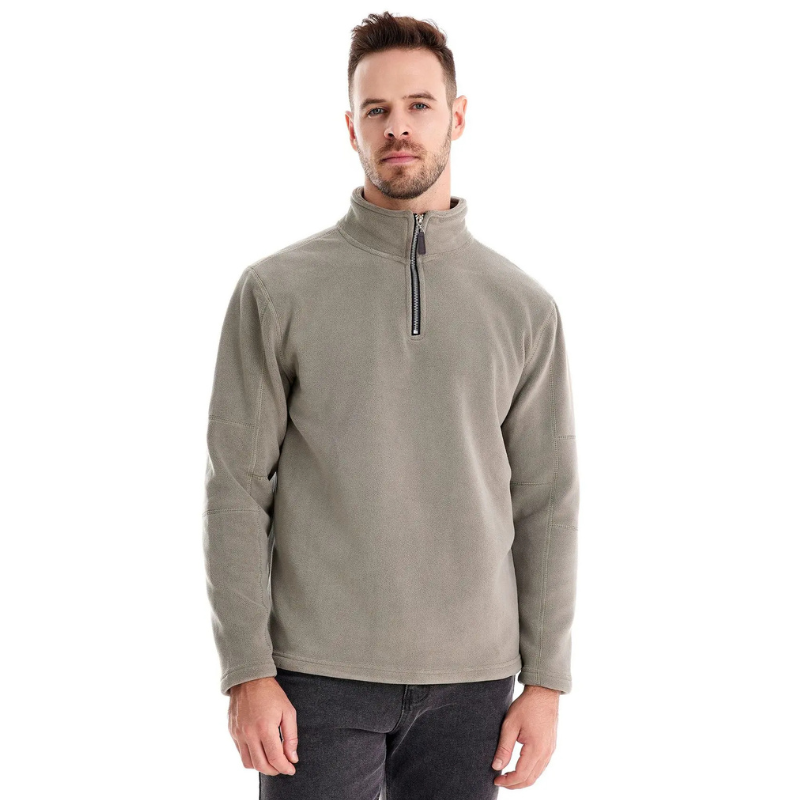Sébastien Fleecepullover mit Reißverschluss