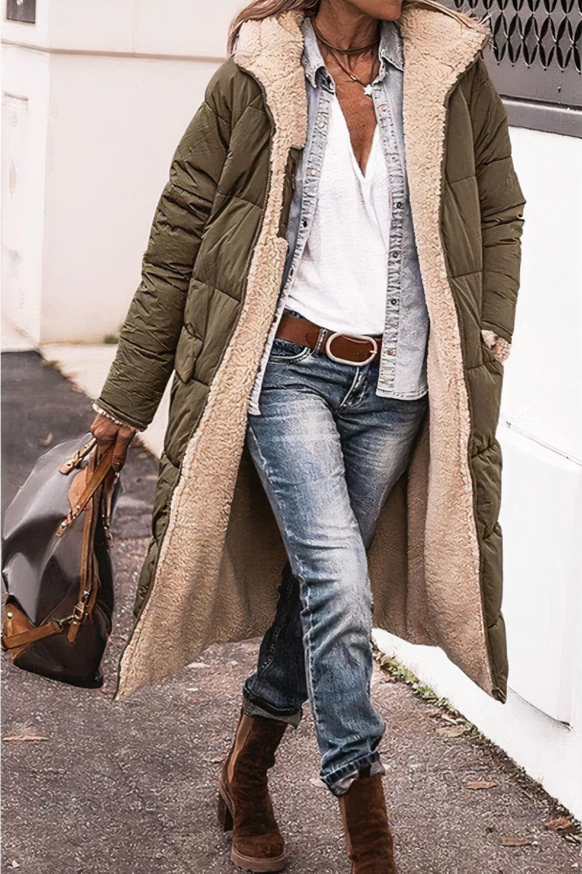 Langer Winterparka für Damen von Isla