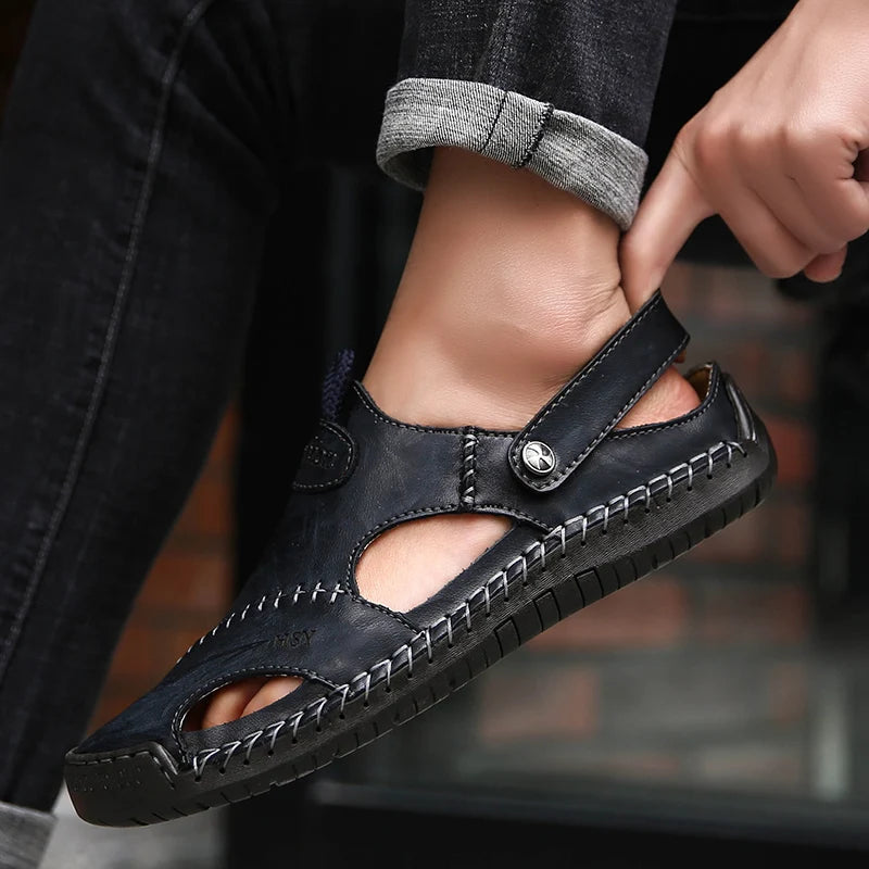 Orthopädische Ledersandalen - Leon