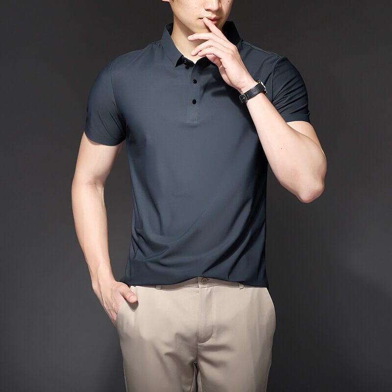 Poloshirt aus frischer Eisseide