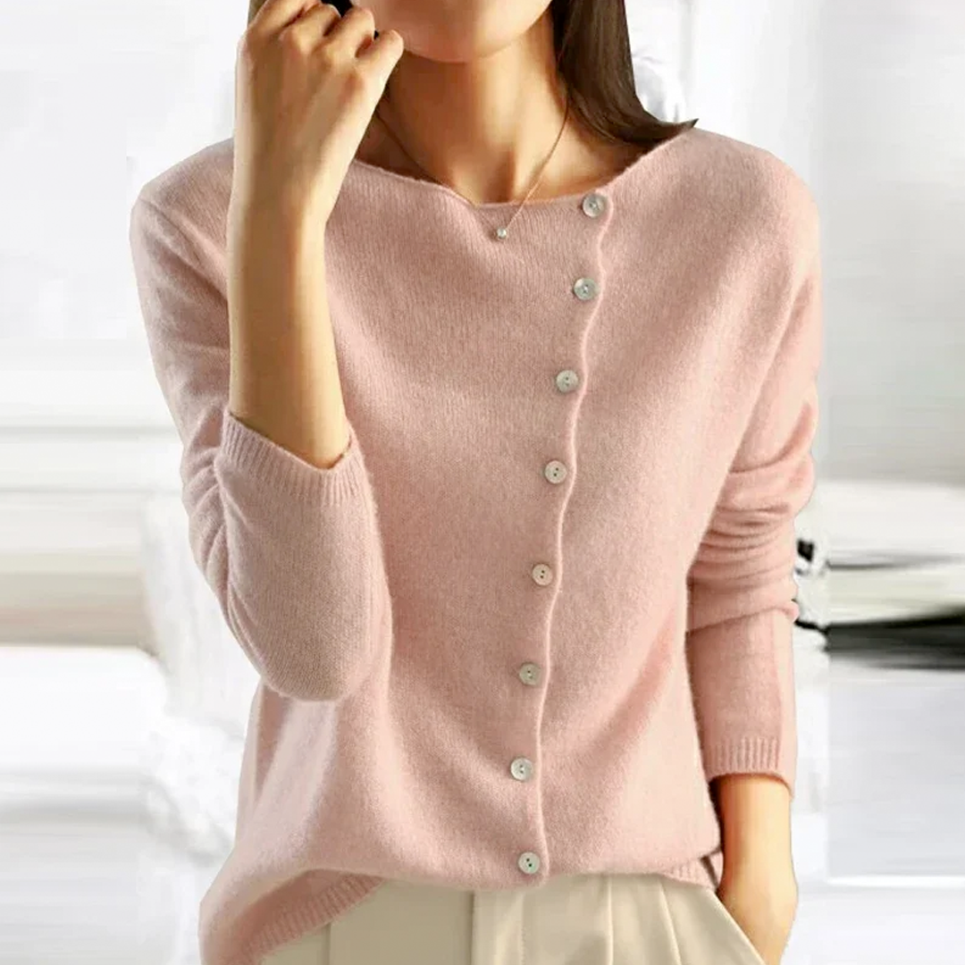 Scarlett Damen Klassische Strickjacke