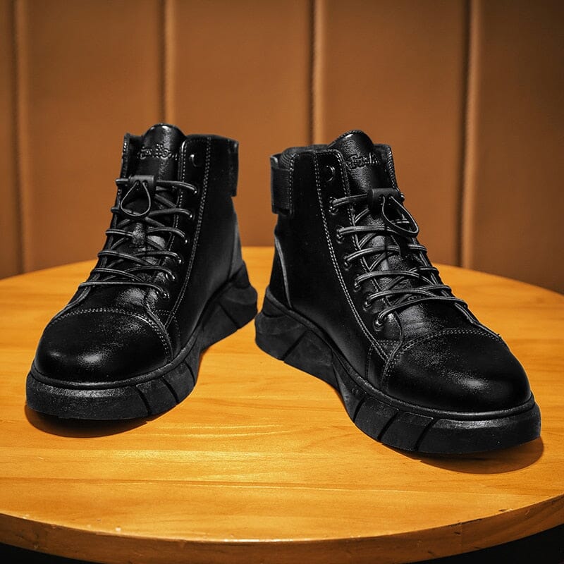 Moderne Echtlederstiefel - Italien