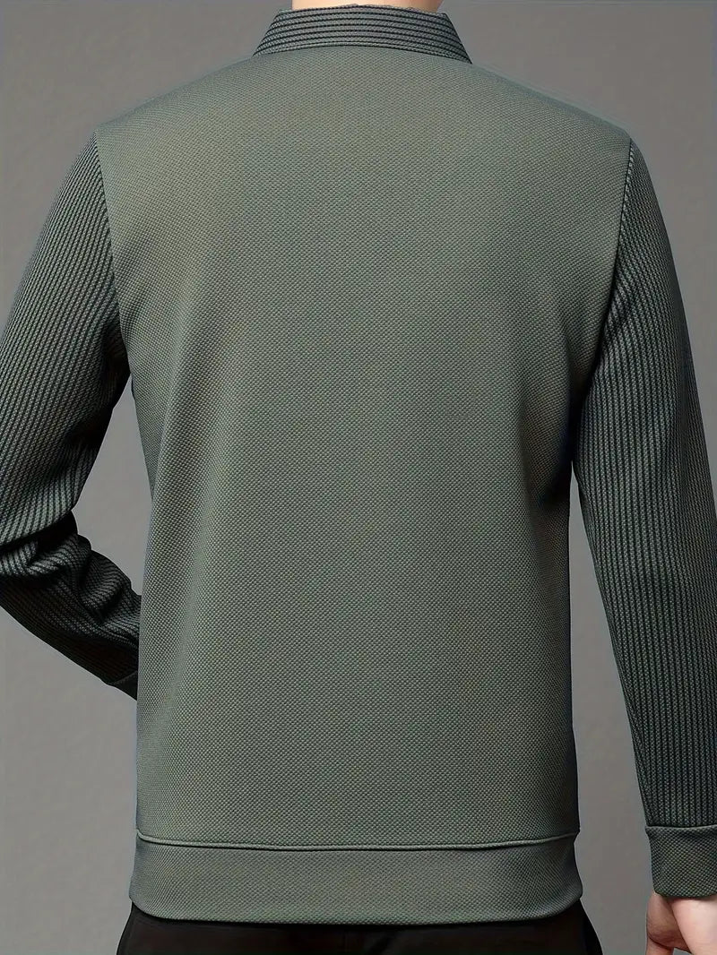 Charles 2-in-1 Langarm-Poloshirt