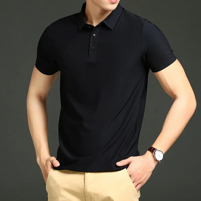 Poloshirt aus frischer Eisseide