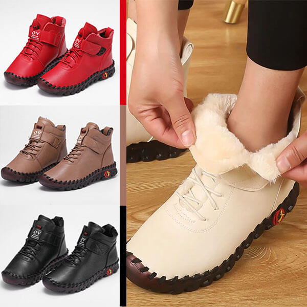 Ultrabequeme und warme Lederstiefel – Aurore