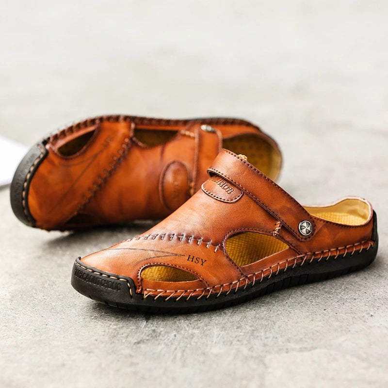 Orthopädische Ledersandalen - Leon