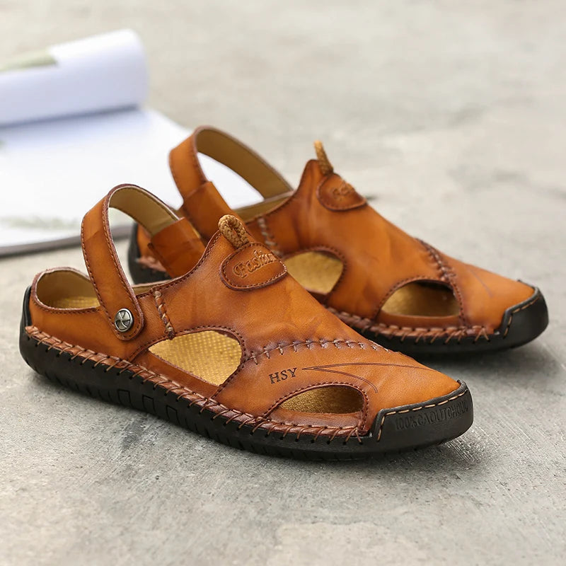 Orthopädische Ledersandalen - Leon