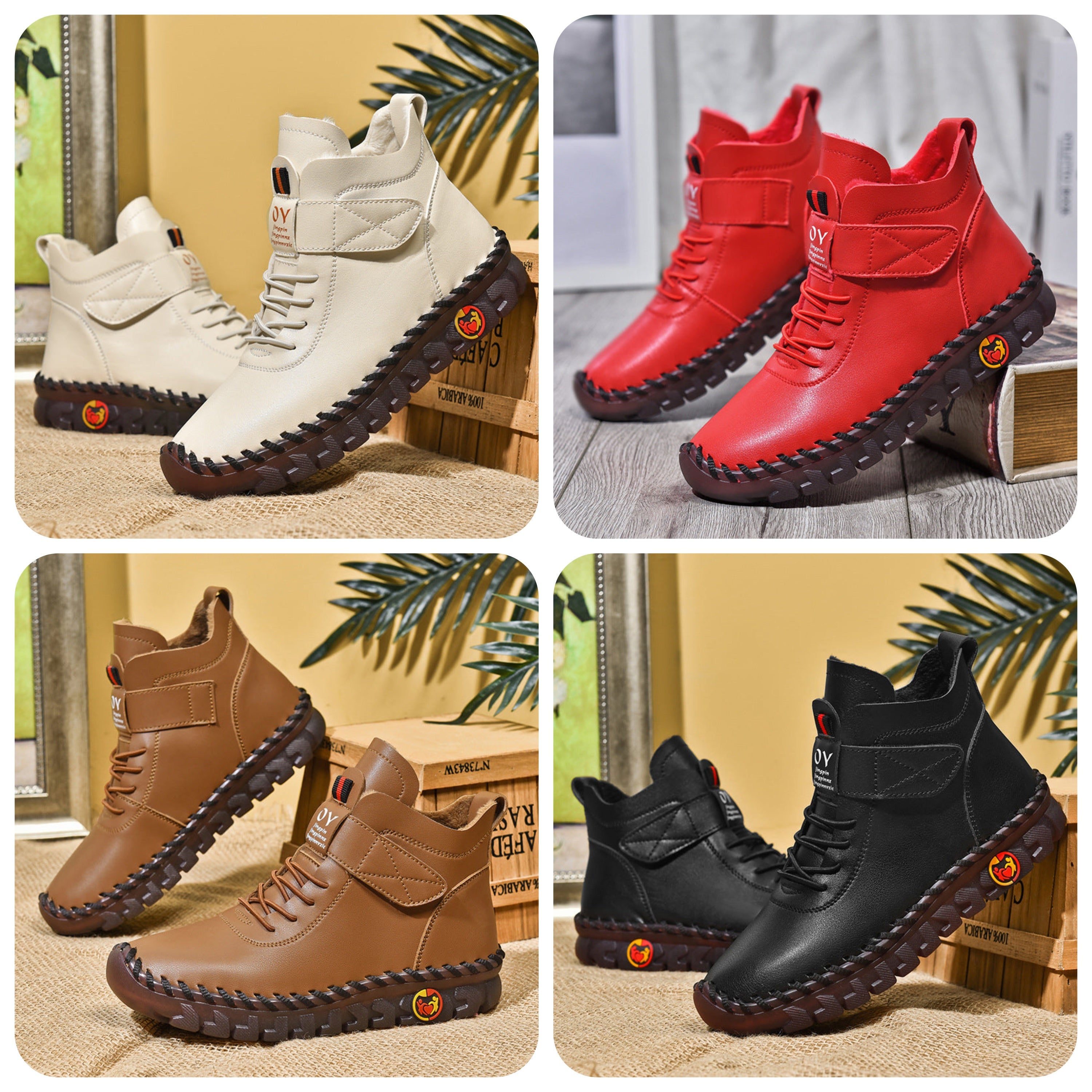 Ultrabequeme und warme Lederstiefel – Aurore