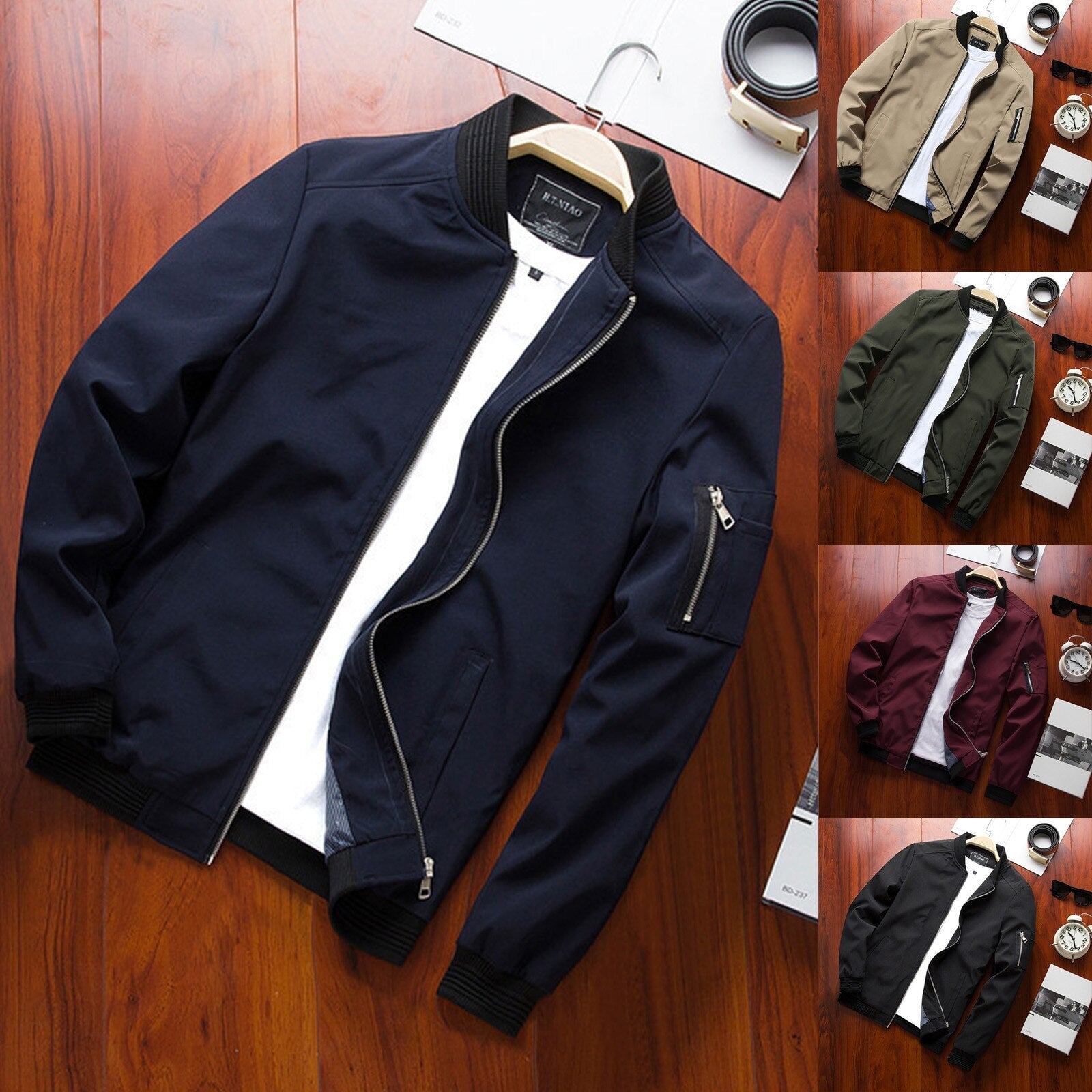 Leo Moderne Bomberjacke