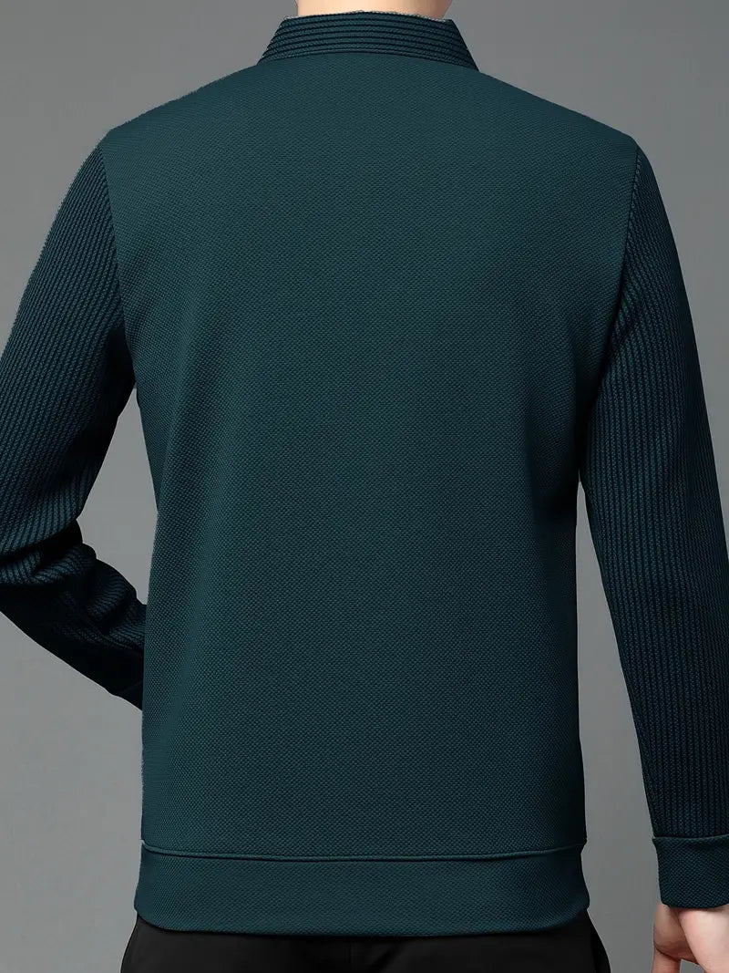 Charles 2-in-1 Langarm-Poloshirt