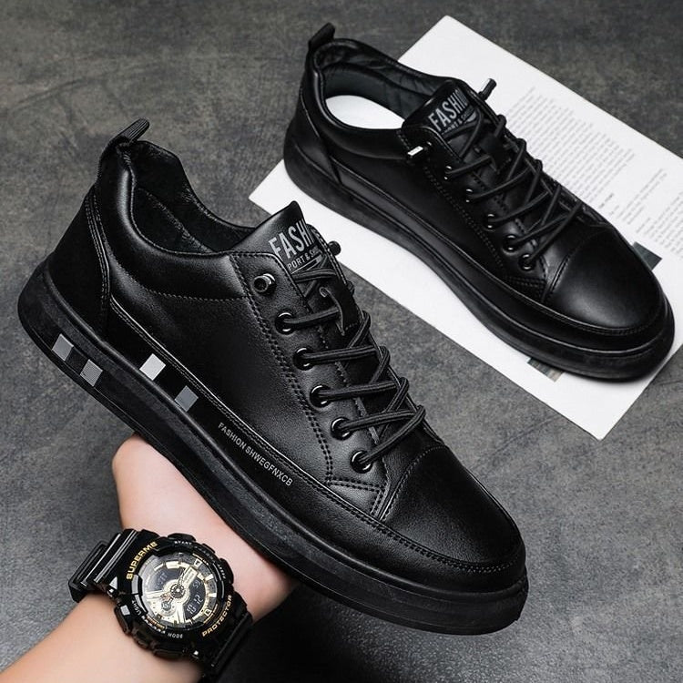 Lässige Lederschuhe - Milano