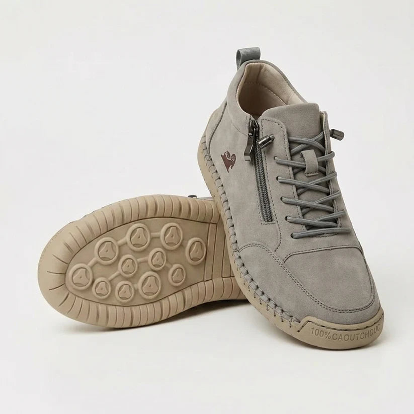 Bequeme Leder-Sneaker mit Reißverschluss – Mavie