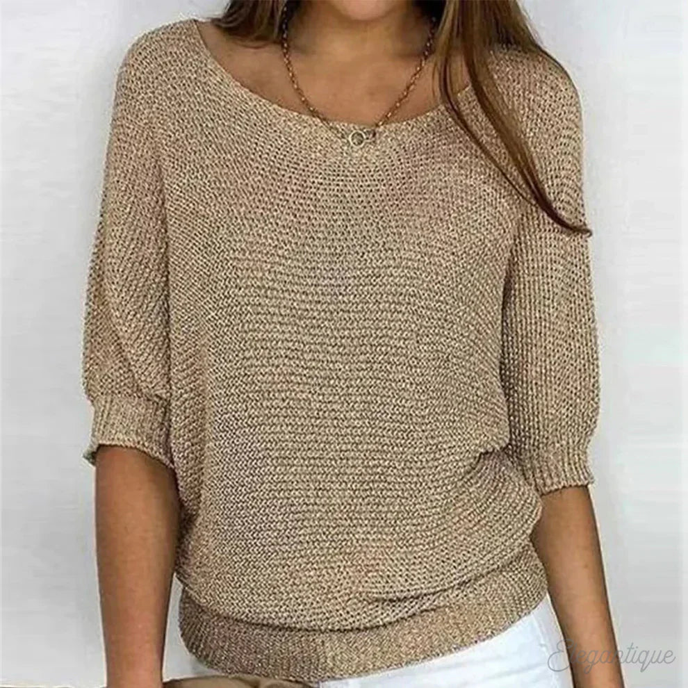 Mila Damen Casual Pullover
